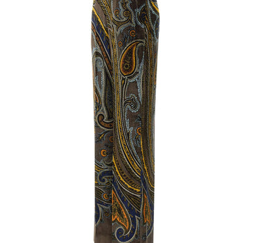 ETRO Pantaloni in velluto con motivo Paisley MULTICOLOR Donna 