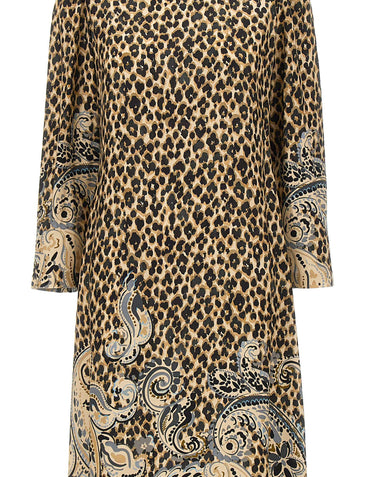 ETRO Abito con stampa animalier MULTICOLOR Donna 