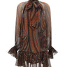 ETRO Mini abito in seta MULTICOLOR Donna 