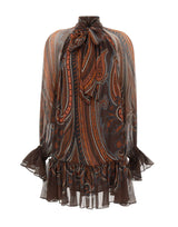 ETRO Mini abito in seta MULTICOLOR Donna 