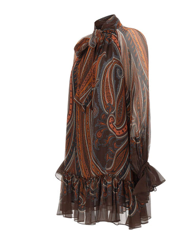 ETRO Mini abito in seta MULTICOLOR Donna 