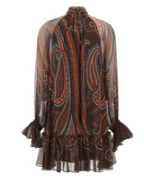 ETRO Mini abito in seta MULTICOLOR Donna 
