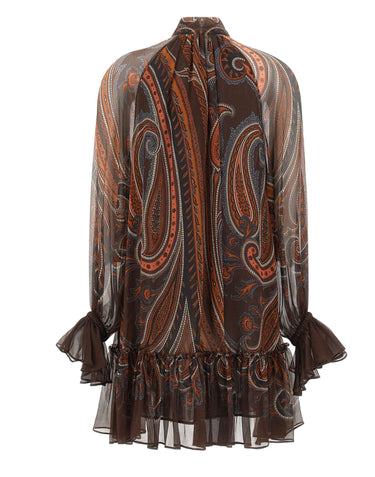 ETRO Mini abito in seta MULTICOLOR Donna 
