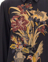 Camicia in seta con stampa piazzata WRIA0013 AK166X0813 ETRO 