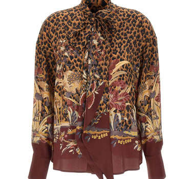 ETRO Camicia in seta con foulard MULTICOLOR Donna 