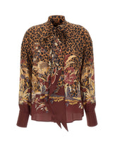 ETRO Camicia in seta con foulard MULTICOLOR Donna 