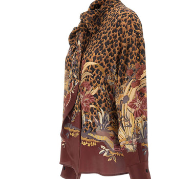 ETRO Camicia in seta con foulard MULTICOLOR Donna 