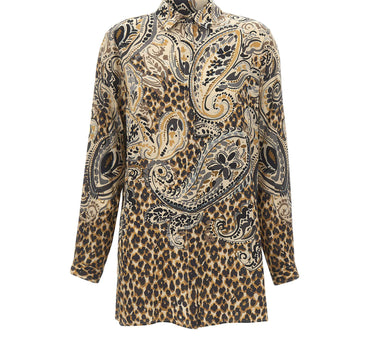 Camicia lunga in seta stampata WRIA0103 AK15VX0823 ETRO 
