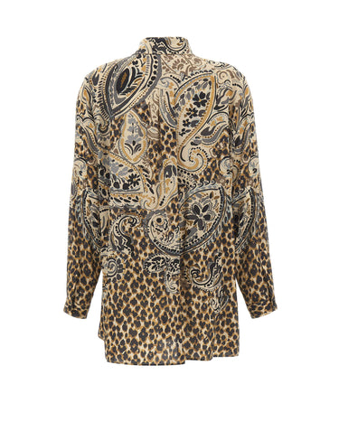 Camicia lunga in seta stampata WRIA0103 AK15VX0823 ETRO 