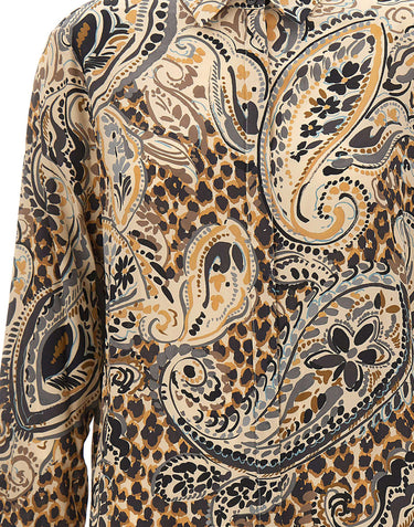 Camicia lunga in seta stampata WRIA0103 AK15VX0823 ETRO 