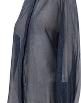 ETRO Camicia in chiffon di seta BLUE Donna 