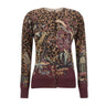 Cardigan in seta e Cashmere floreale WRKE0023 AK172X0866 ETRO 