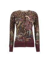Cardigan in seta e Cashmere floreale WRKE0023 AK172X0866 ETRO 