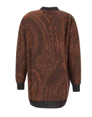 ETRO Cardigan jacquard paisley MULTICOLOR Donna 