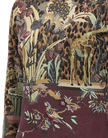Maglia floreale in seta e Cashmere WRKE0424 AK172X0866 ETRO 
