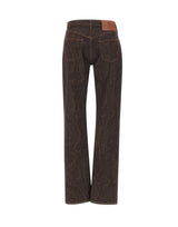 ETRO Jeans dritti con stampa paisley BROWN Donna 