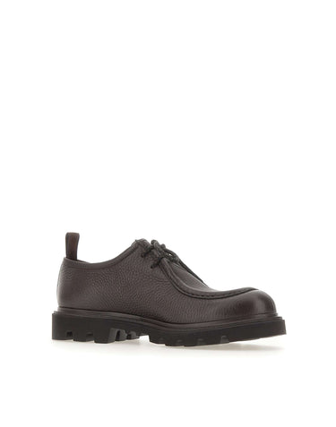 FABI Stringate in pelle di vitello BROWN Uomo 