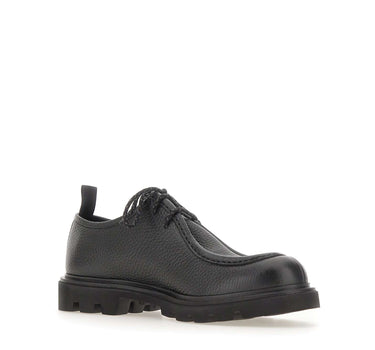 FABI Stringate in pelle di vitello BLACK Uomo 