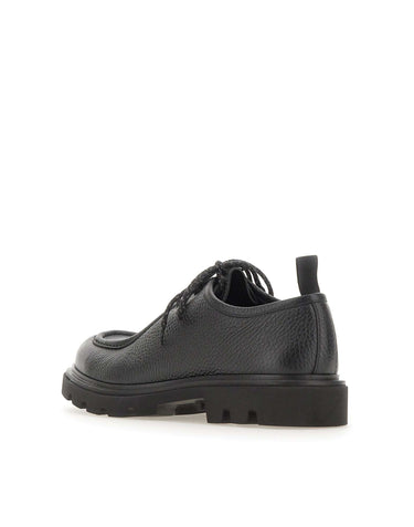 FABI Stringate in pelle di vitello BLACK Uomo 