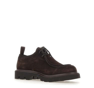 FABI Stringate in velour BROWN Uomo 