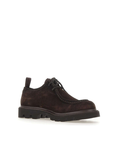 FABI Stringate in velour BROWN Uomo 