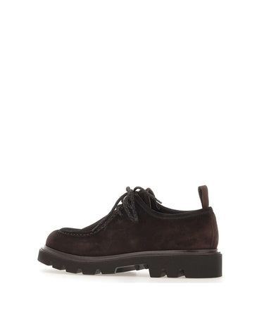FABI Stringate in velour BROWN Uomo 