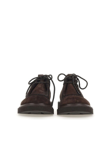 FABI Stringate in velour BROWN Uomo 