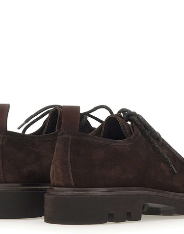 FABI Stringate in velour BROWN Uomo 