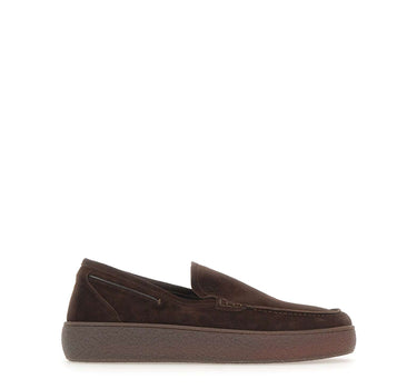 FABI Mocassini in velour BROWN Uomo 