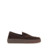 FABI Mocassini in velour BROWN Uomo 
