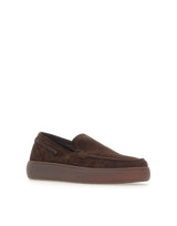FABI Mocassini in velour BROWN Uomo 