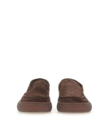 FABI Mocassini in velour BROWN Uomo 