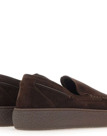 FABI Mocassini in velour BROWN Uomo 