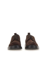 FABI Stringate in velour BROWN Uomo 