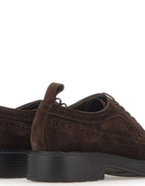 FABI Stringate in velour BROWN Uomo 