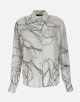 Camicia in twill di seta CAD216F233 M3070142 FABIANA FILIPPI 