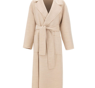 FABIANA FILIPPI Cappotto in double di lana BEIGE Donna 