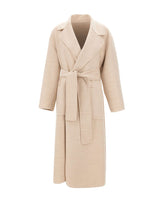 FABIANA FILIPPI Cappotto in double di lana BEIGE Donna 