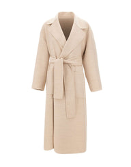FABIANA FILIPPI Cappotto in double di lana BEIGE Donna 