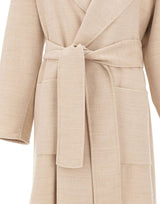 FABIANA FILIPPI Cappotto in double di lana BEIGE Donna 