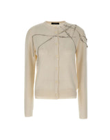 Cardigan con ricamo strass MAD216F025 M28725 FABIANA FILIPPI 