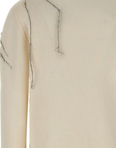 Cardigan con ricamo strass MAD216F025 M28725 FABIANA FILIPPI 