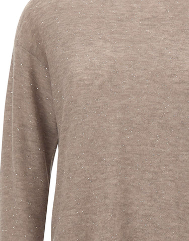 Maglia in lana con micro lustrini MAD216F102 D7220165 FABIANA FILIPPI 