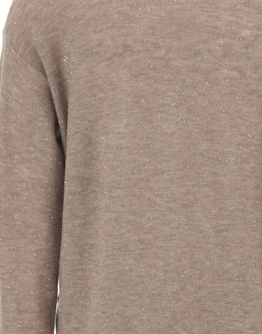 Maglia in lana con micro lustrini MAD216F102 D7220165 FABIANA FILIPPI 