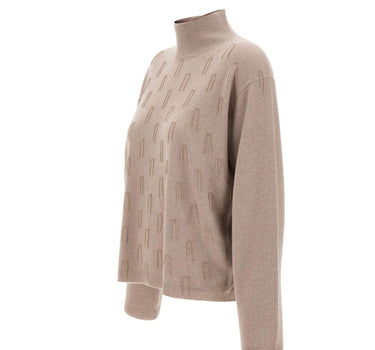 Maglia a collo alto in Platinum MAD216F372 M2810165 FABIANA FILIPPI 