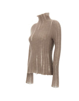FABIANA FILIPPI Maglia in misto mohair e alpaca BROWN Donna 