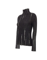 FABIANA FILIPPI Maglia in misto mohair e alpaca BLACK Donna 