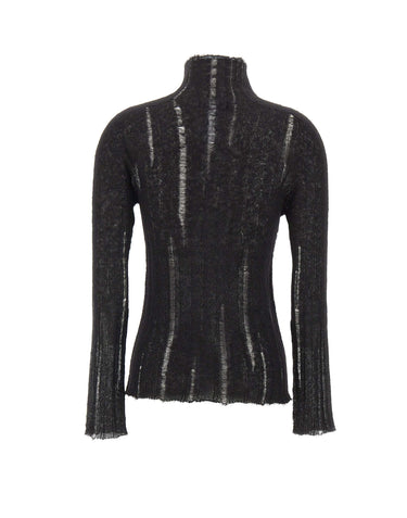 FABIANA FILIPPI Maglia in misto mohair e alpaca BLACK Donna 