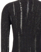 FABIANA FILIPPI Maglia in misto mohair e alpaca BLACK Donna 