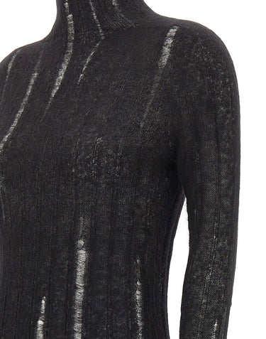 FABIANA FILIPPI Maglia in misto mohair e alpaca BLACK Donna 